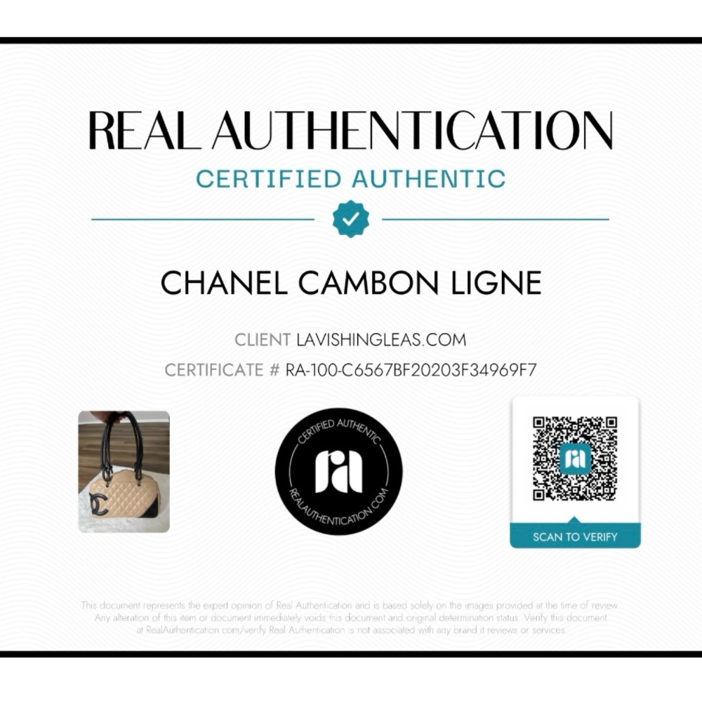 Chanel Ligne Cambon Bowler Tote Bag Authenticated - Picture 14 of 14